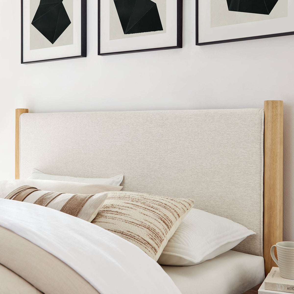 Maven Fabric Upholstered Platform Bed