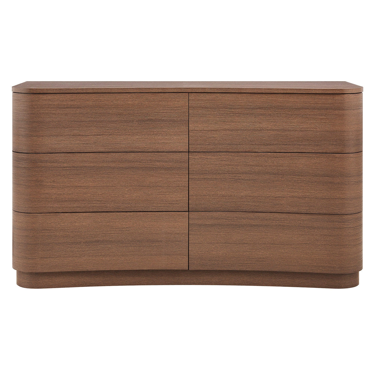 Mirae 6-Drawer Curved Dresser