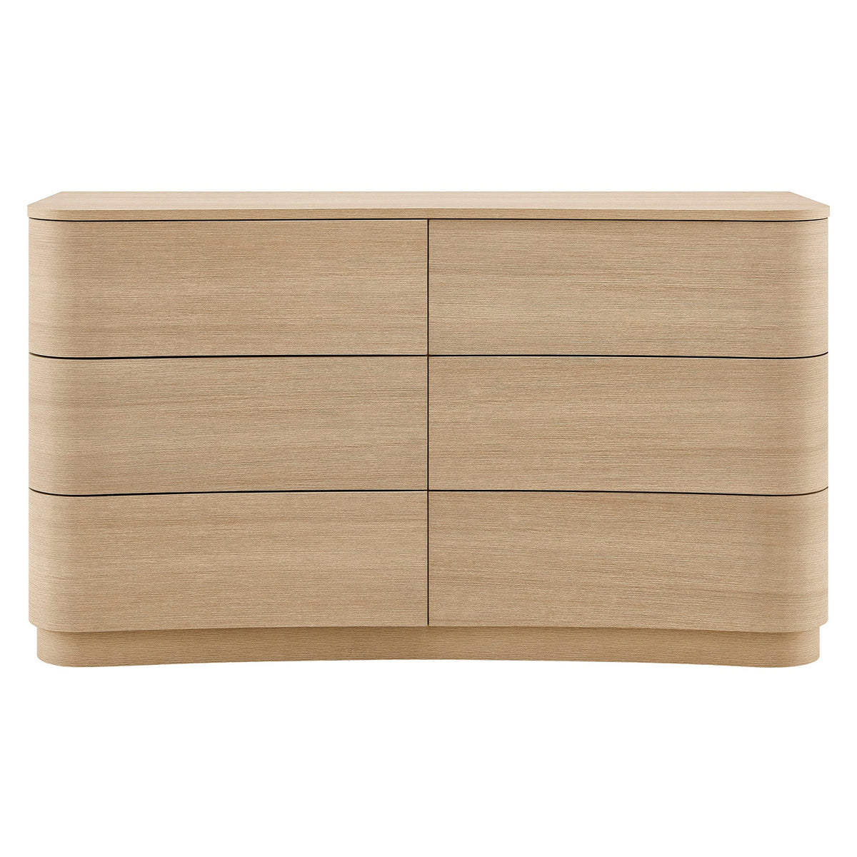 Mirae 6-Drawer Curved Dresser
