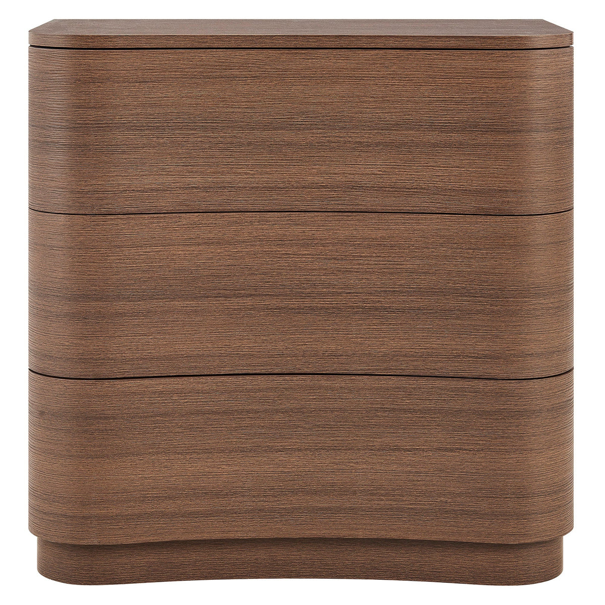 Mirae 3-Drawer Curved Compact Dresser