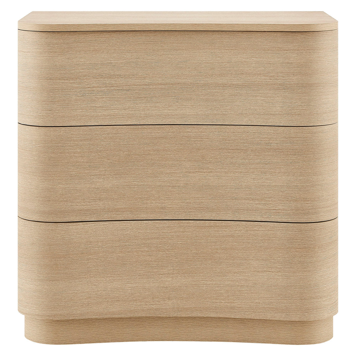 Mirae 3-Drawer Curved Compact Dresser