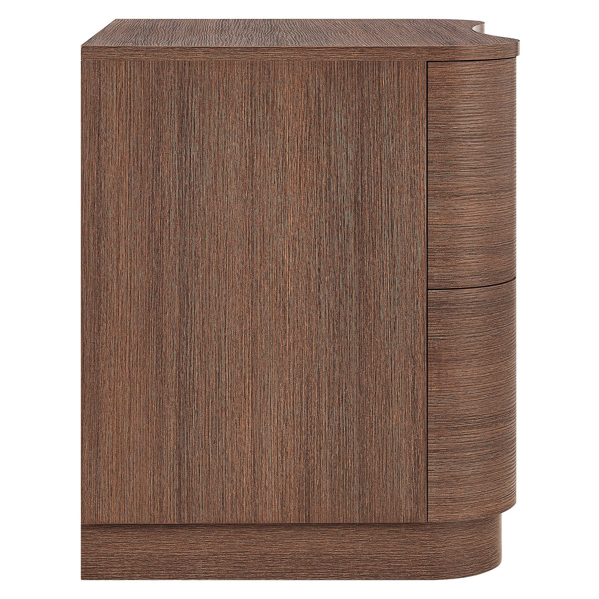 Mirae 2-Drawer Curved Nightstand
