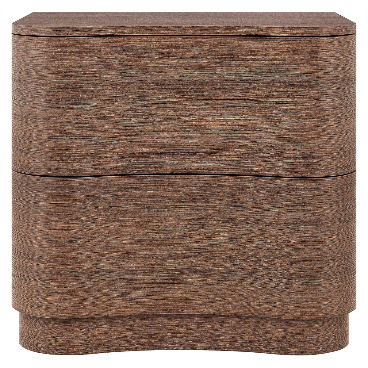 Mirae 2-Drawer Curved Nightstand