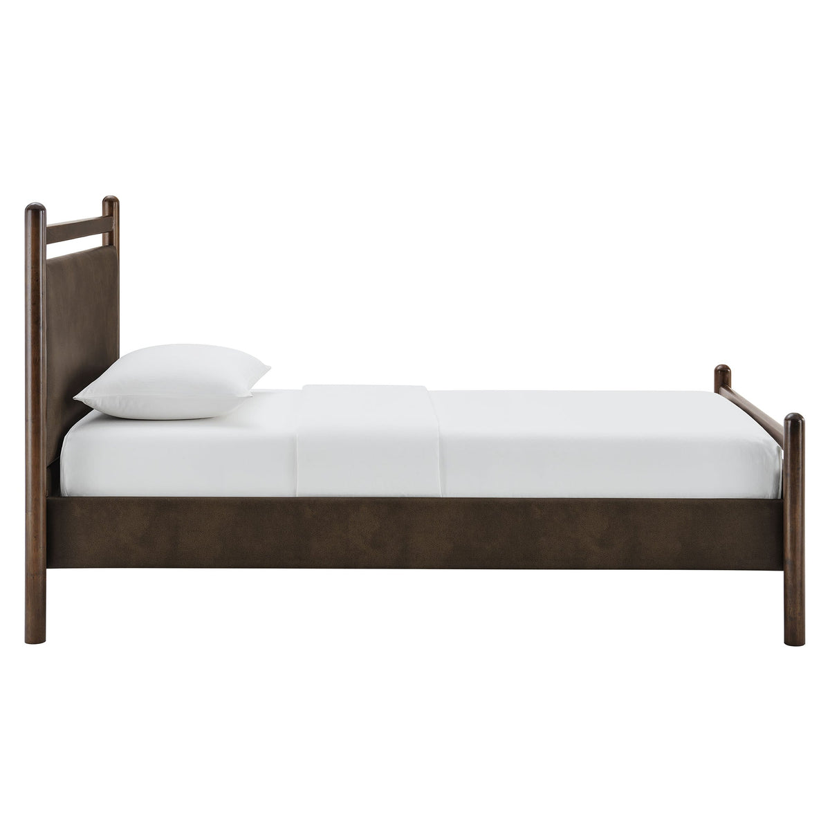 Ginny Vegan Leather Platform Bed Frame