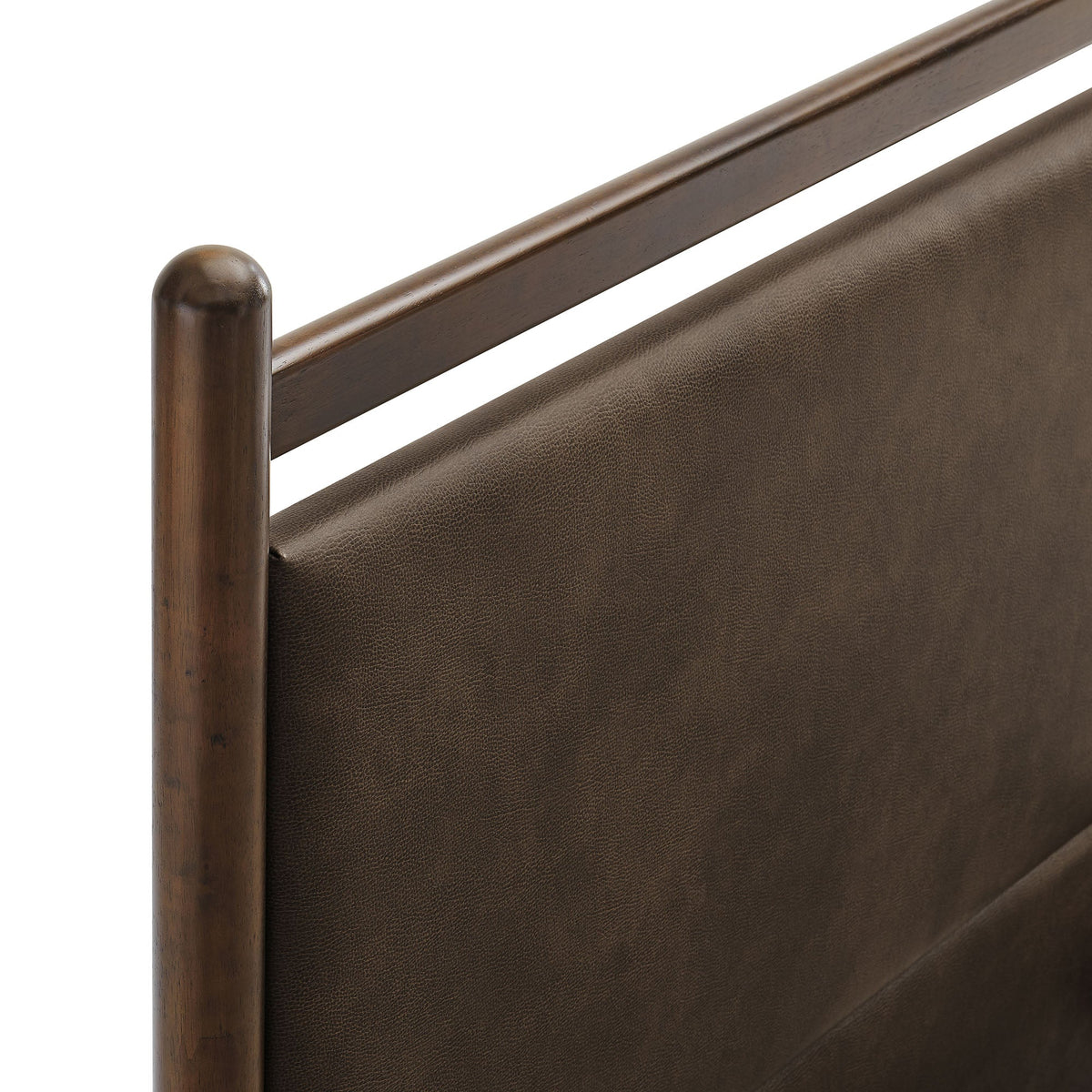Ginny Vegan Leather Platform Bed Frame