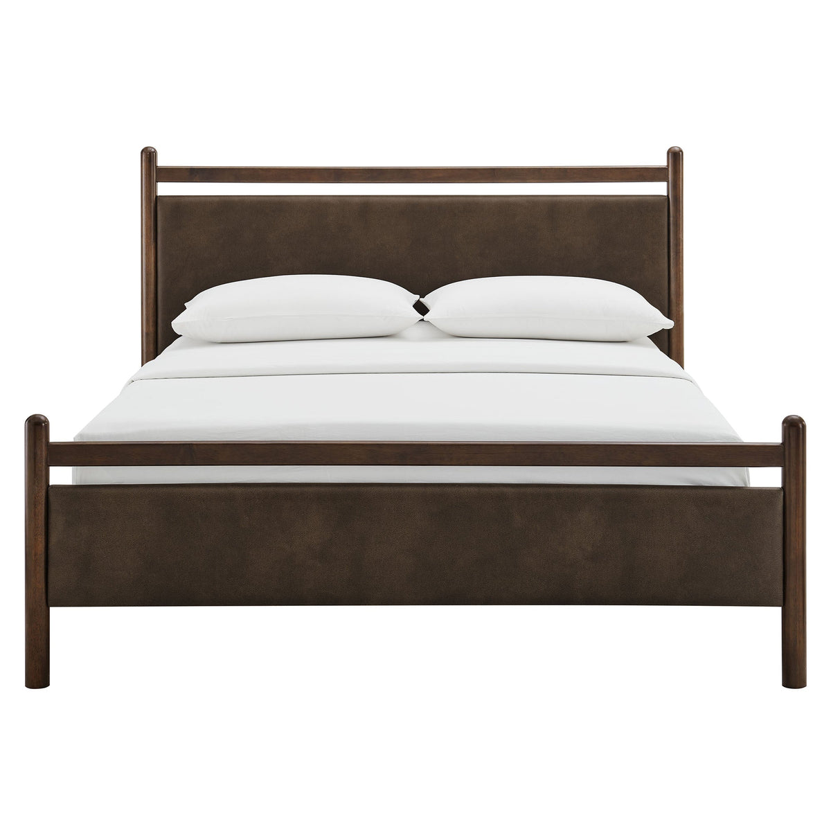 Ginny Vegan Leather Platform Bed Frame