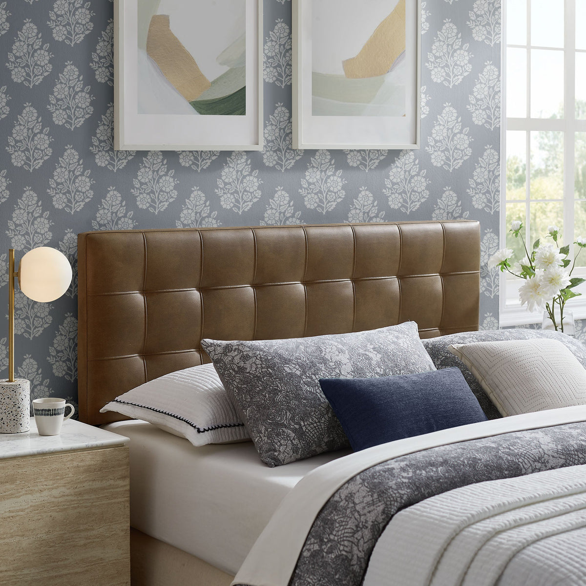 Lily Vegan Leather Headboard