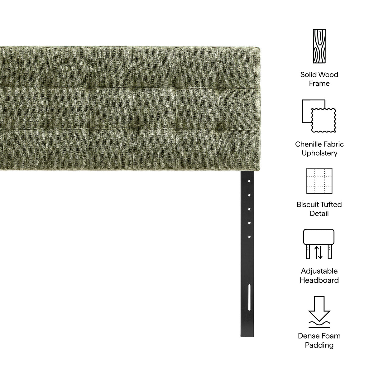 Lily Upholstered Fabric Headboard