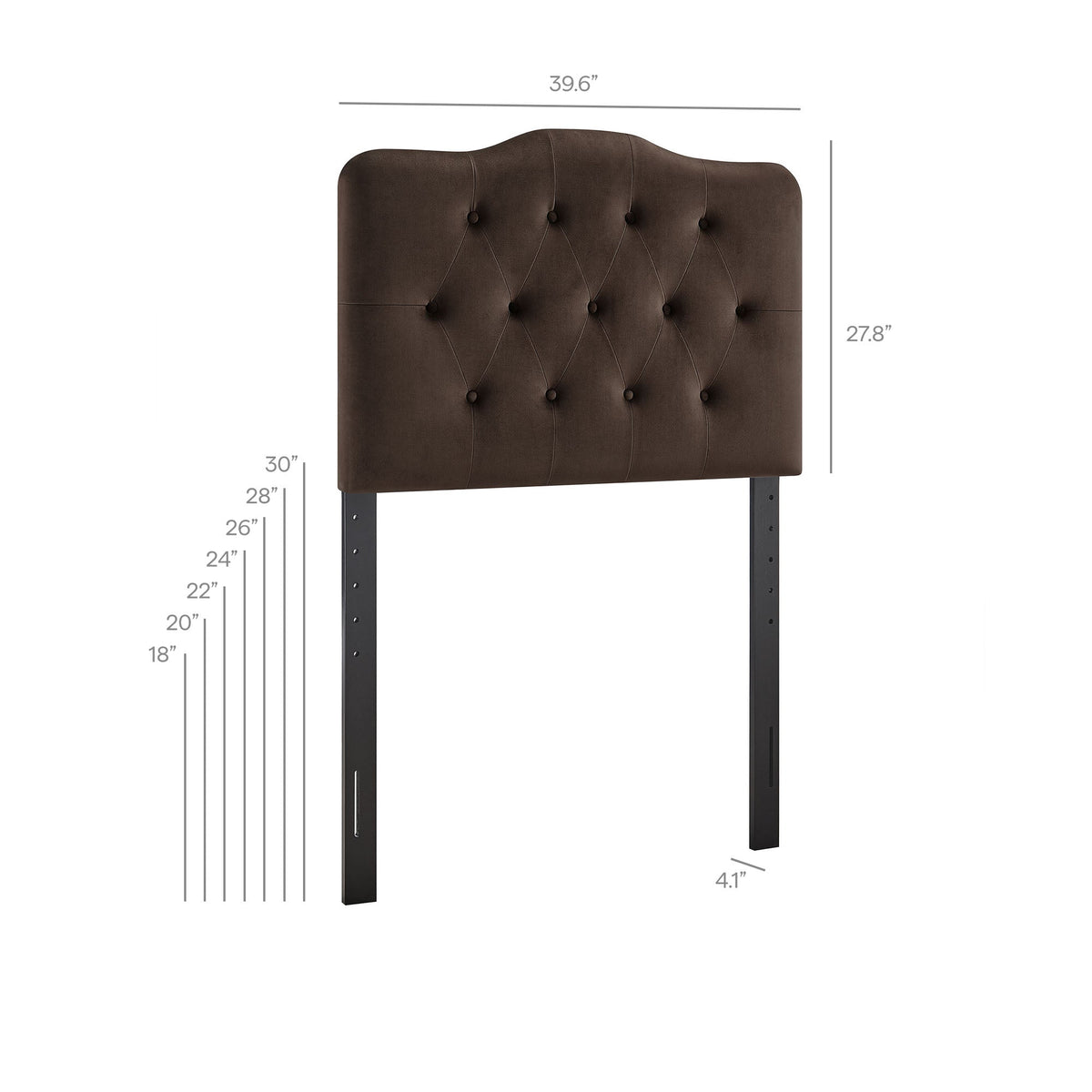 Annabel Diamond Tufted Performance Velvet Headboard