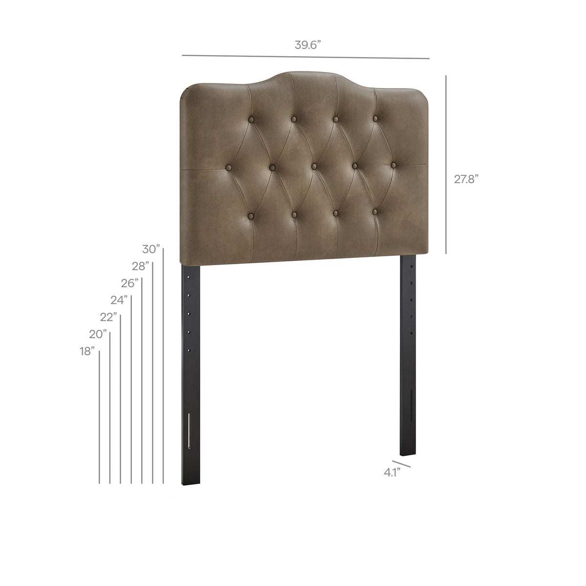 Annabel Faux Leather Queen Headboard