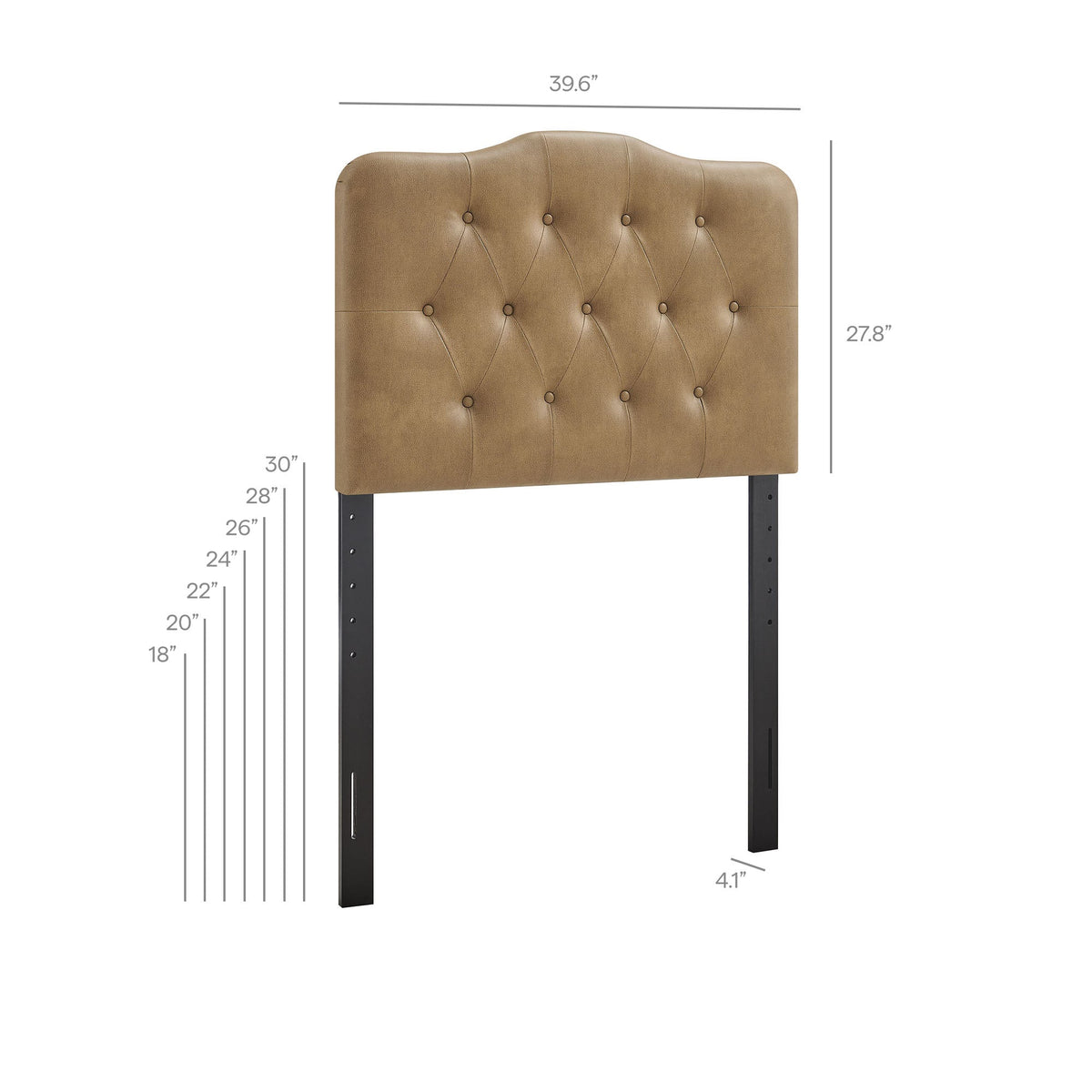 Annabel Faux Leather Queen Headboard