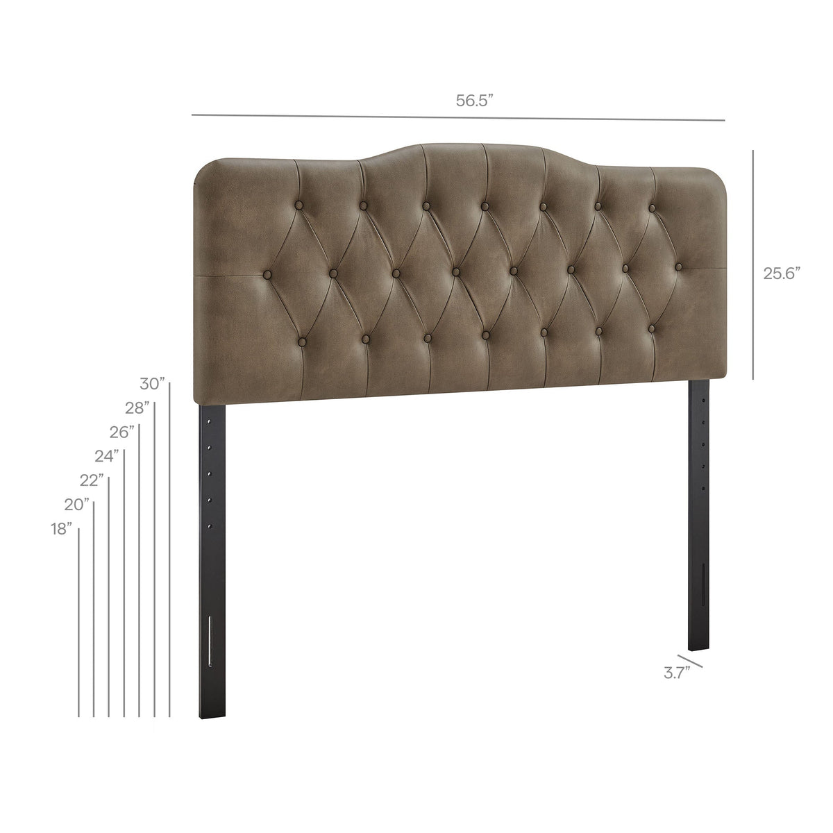 Annabel Faux Leather Queen Headboard