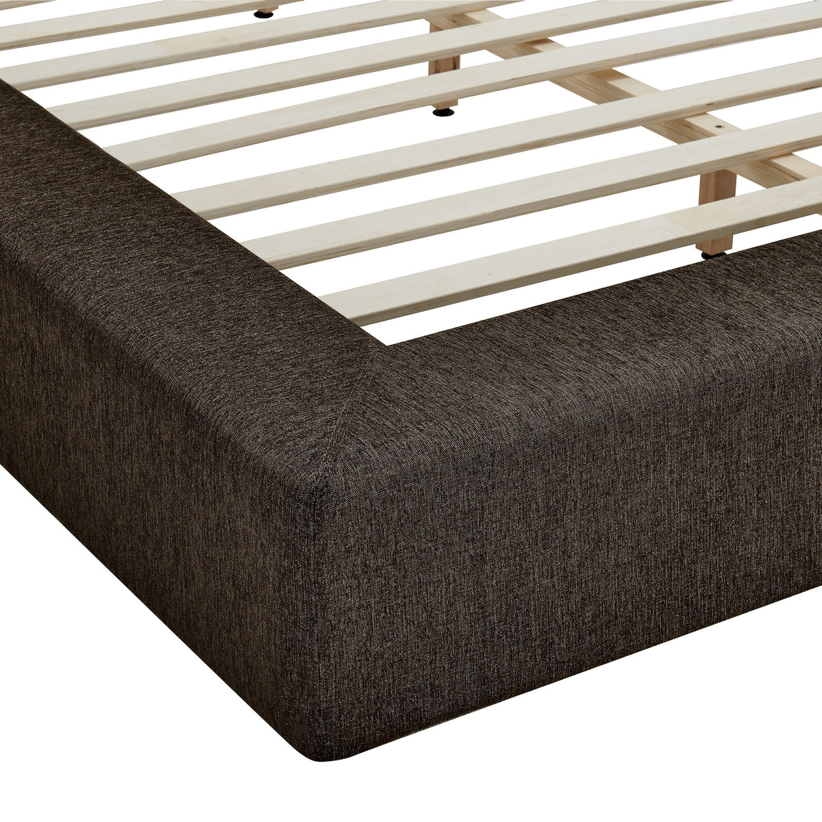 Luma Chenille Upholstered Platform Bed Frame