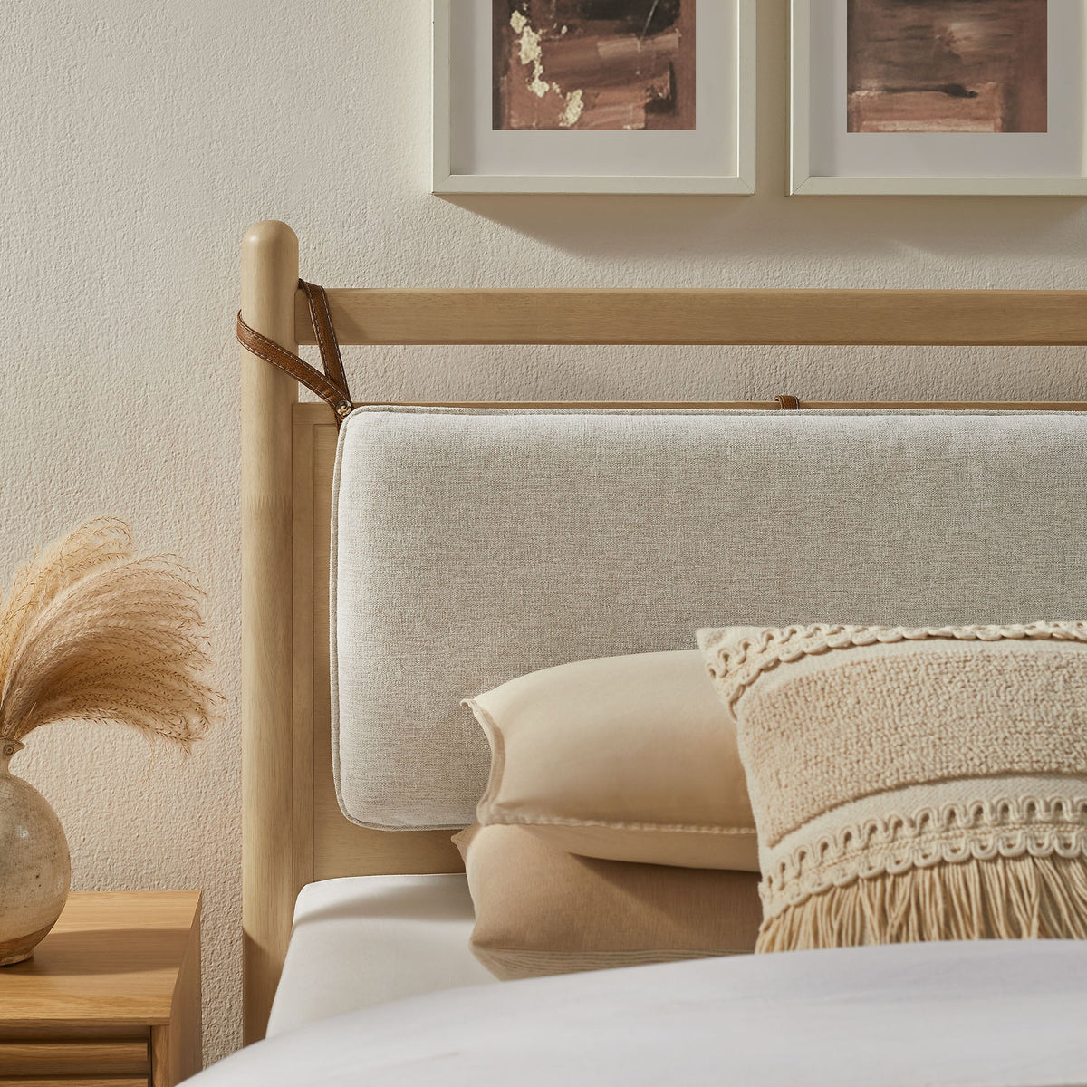 Leni Wood Platform Bed Frame