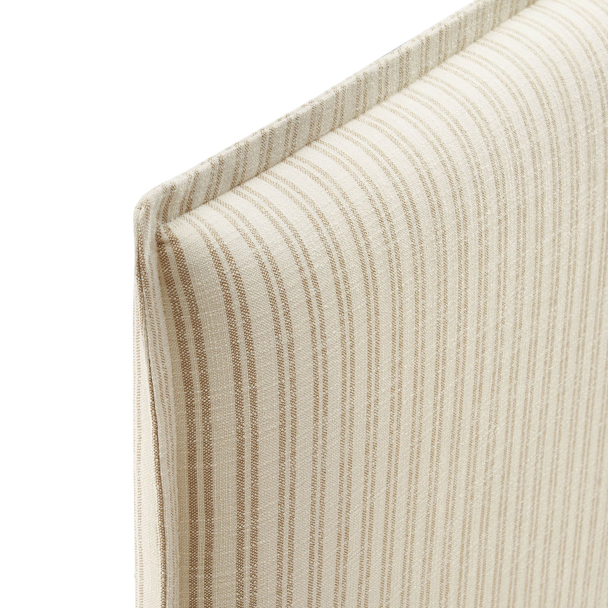Camille Striped Linen Blend Headboard