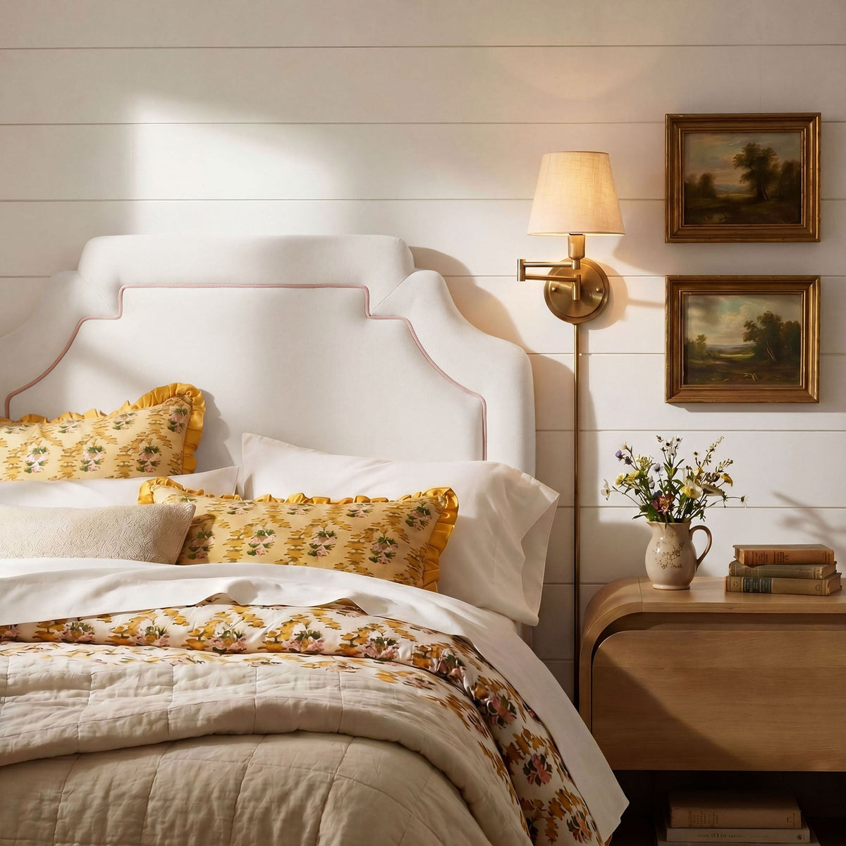 Magnolia Stain-Resistant Performance Velvet Headboard