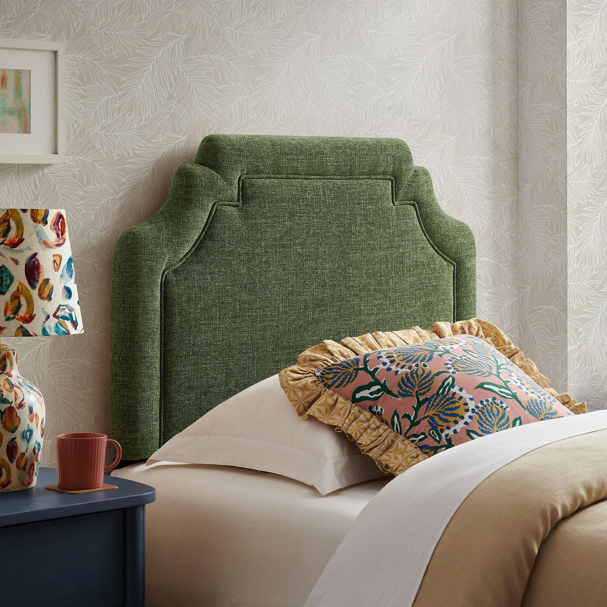 Magnolia Upholstered Fabric Headboard