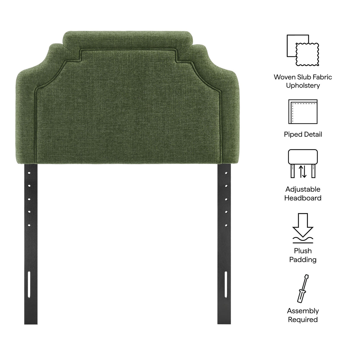 Magnolia Upholstered Fabric Headboard