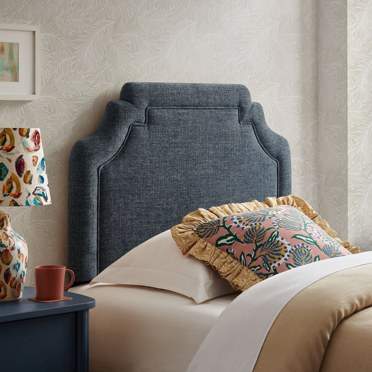 Magnolia Upholstered Fabric Headboard