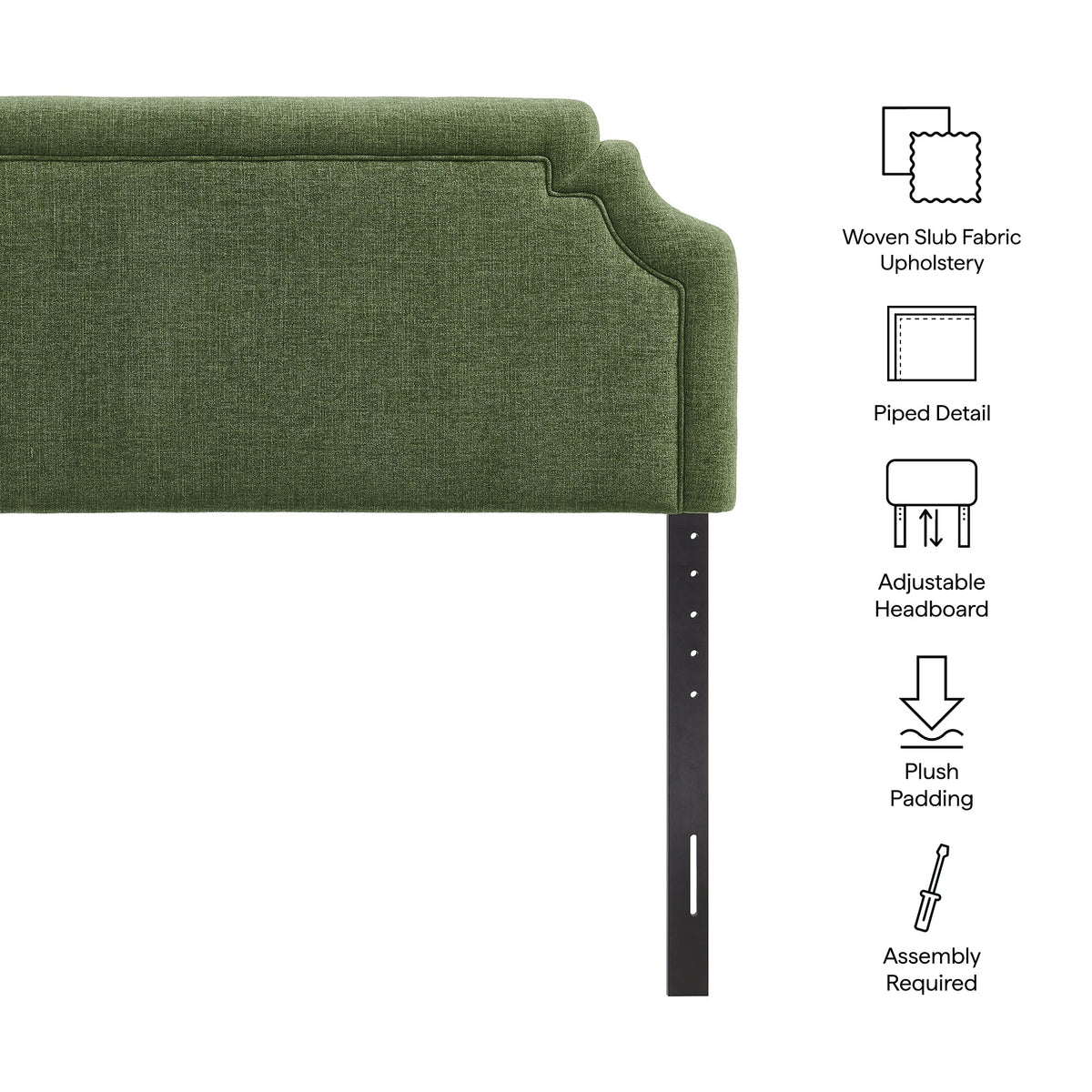 Magnolia Upholstered Fabric Headboard