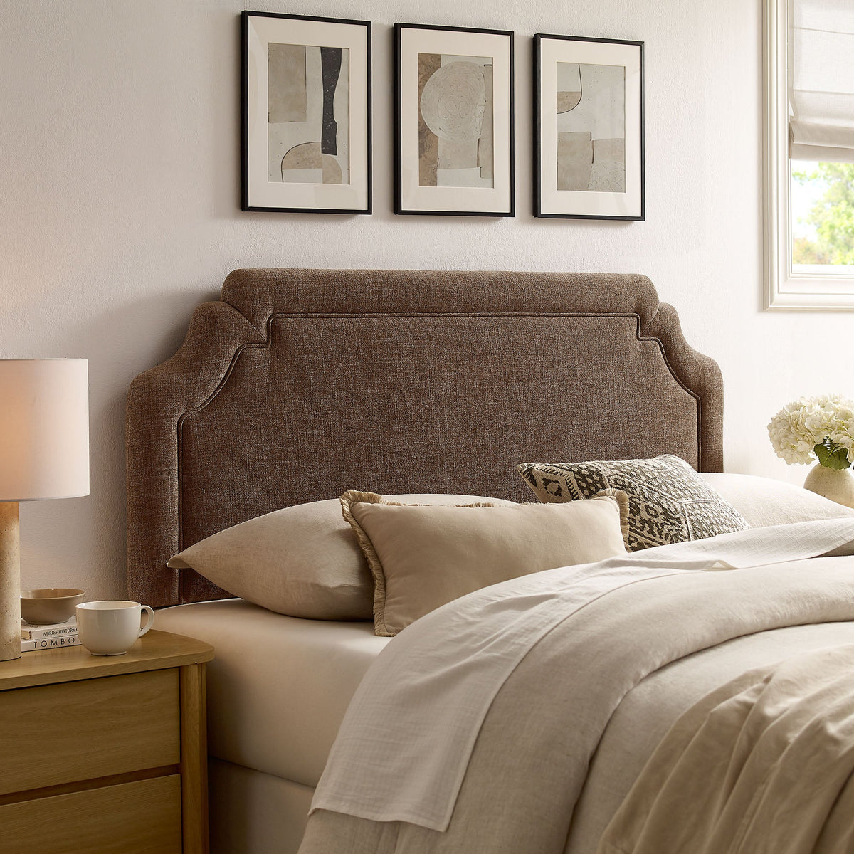 Magnolia Upholstered Fabric Headboard