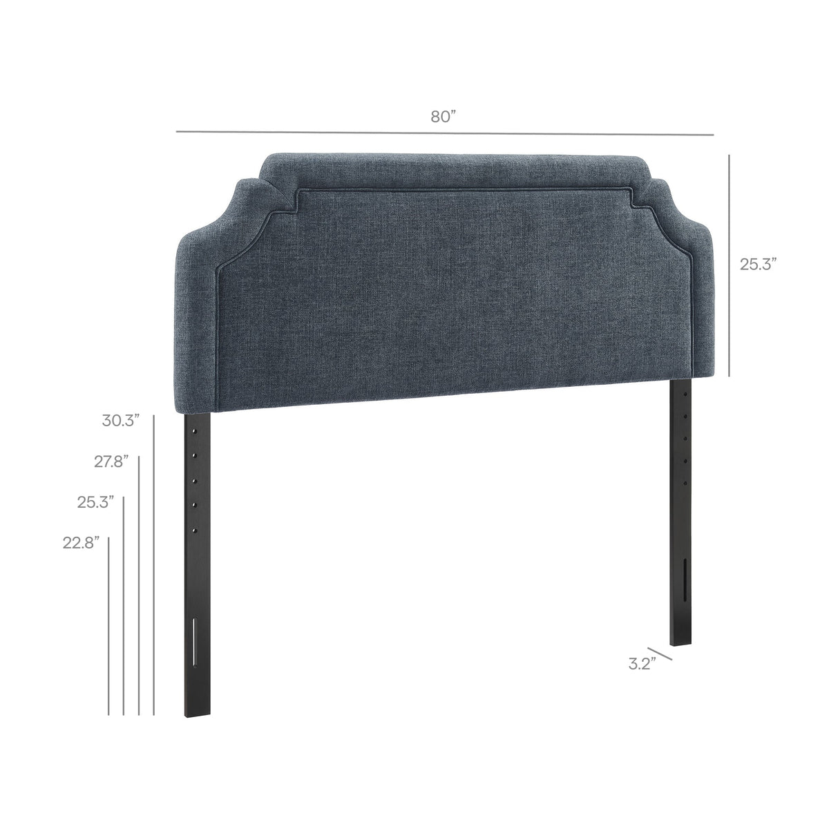 Magnolia Upholstered Fabric Headboard