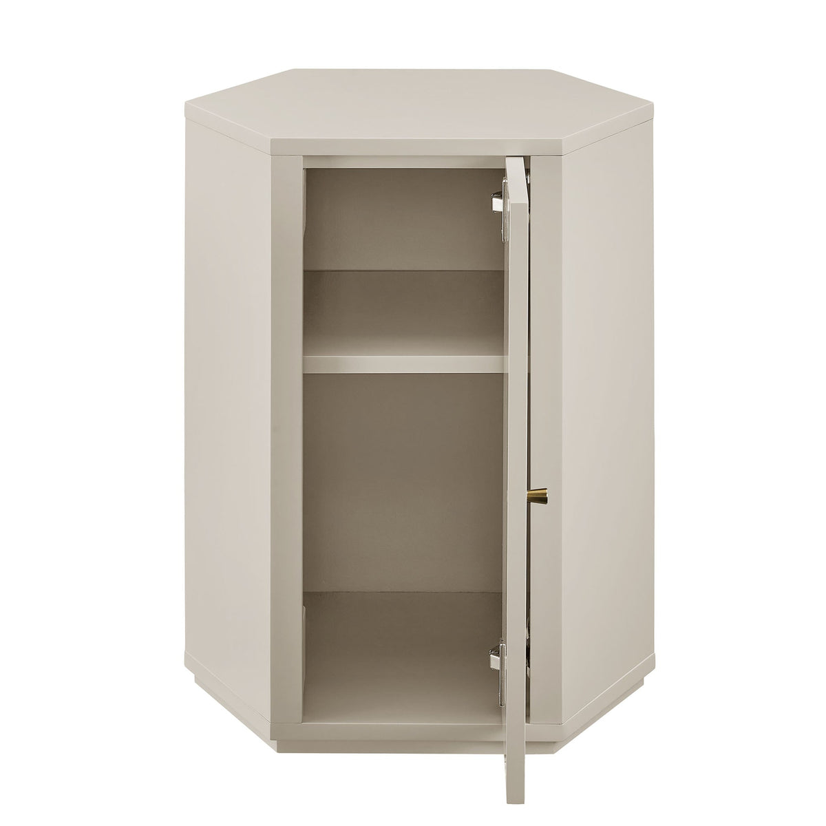 Kade Faceted Semi-Gloss Side Table
