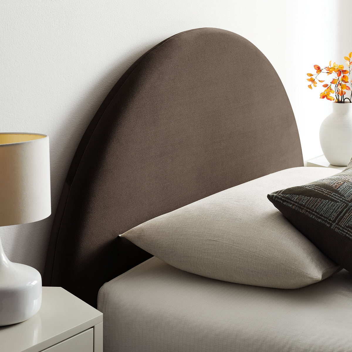Resort Arched Performance Velvet Storage Platform Bed Frame