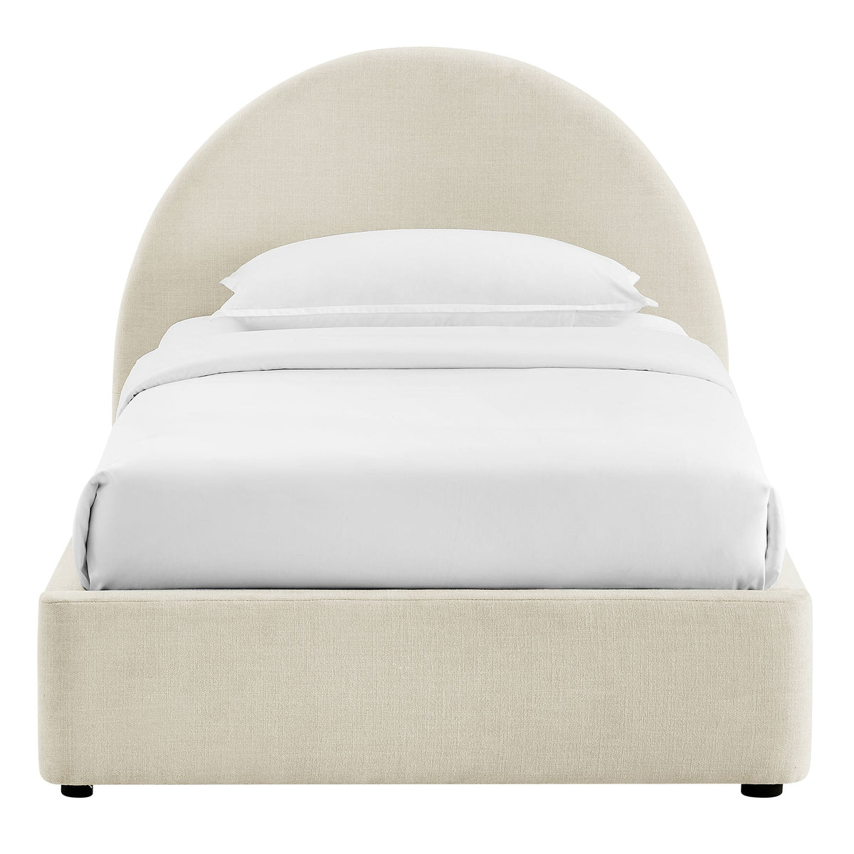 Resort Upholstered Fabric Storage Platform Bed Frame