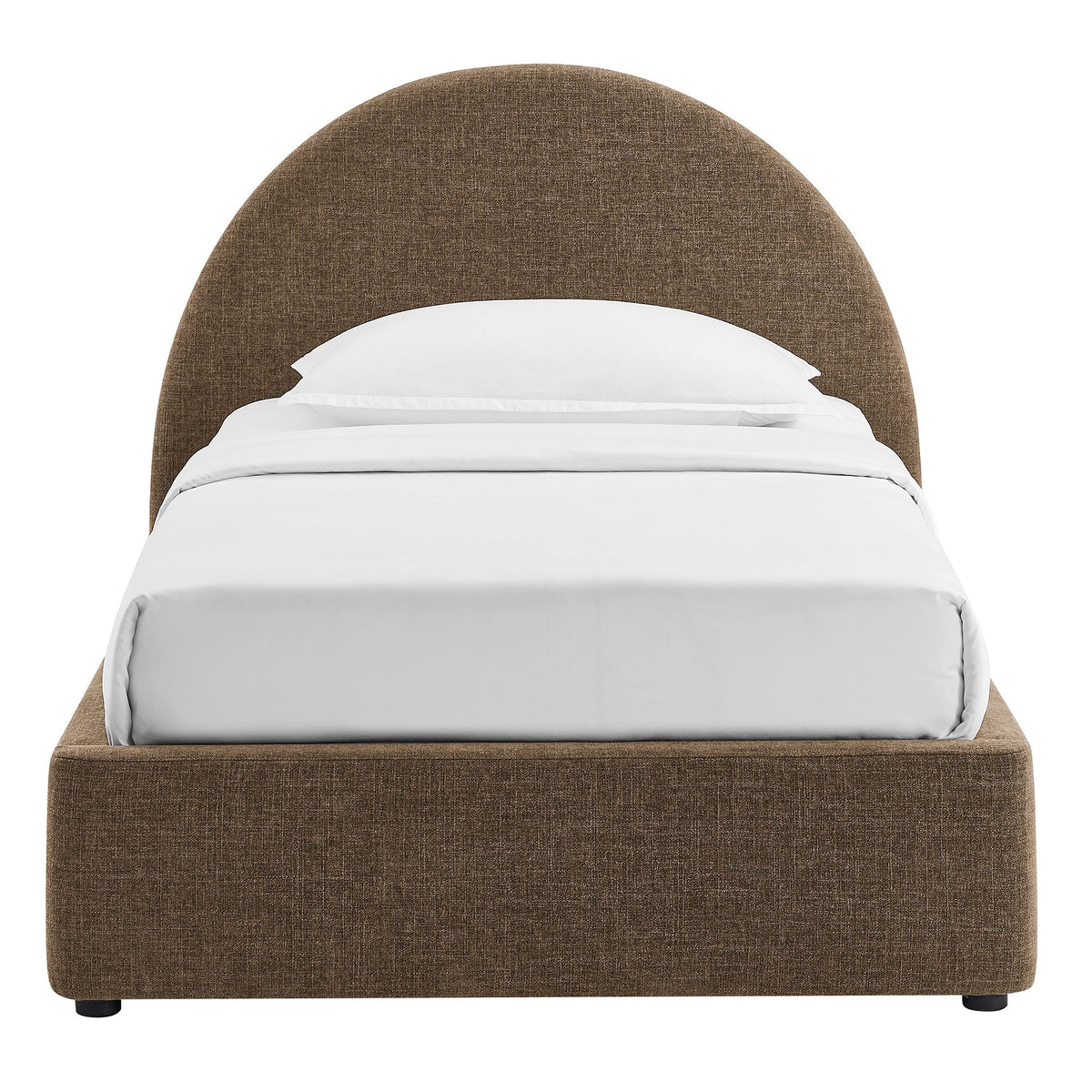 Resort Upholstered Fabric Storage Platform Bed Frame