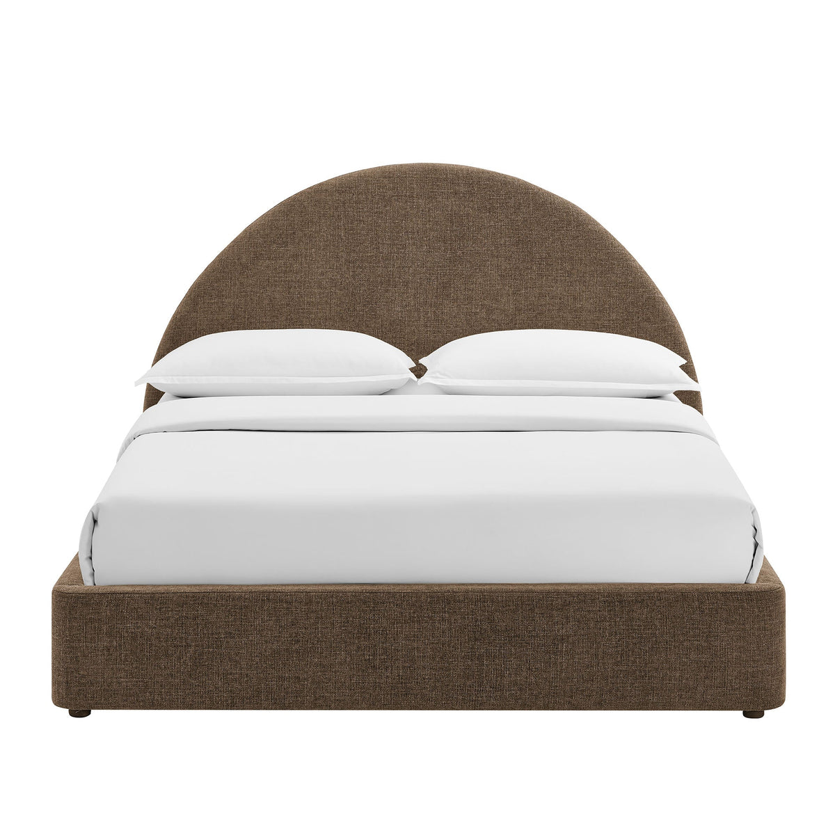 Resort Upholstered Fabric Storage Platform Bed Frame