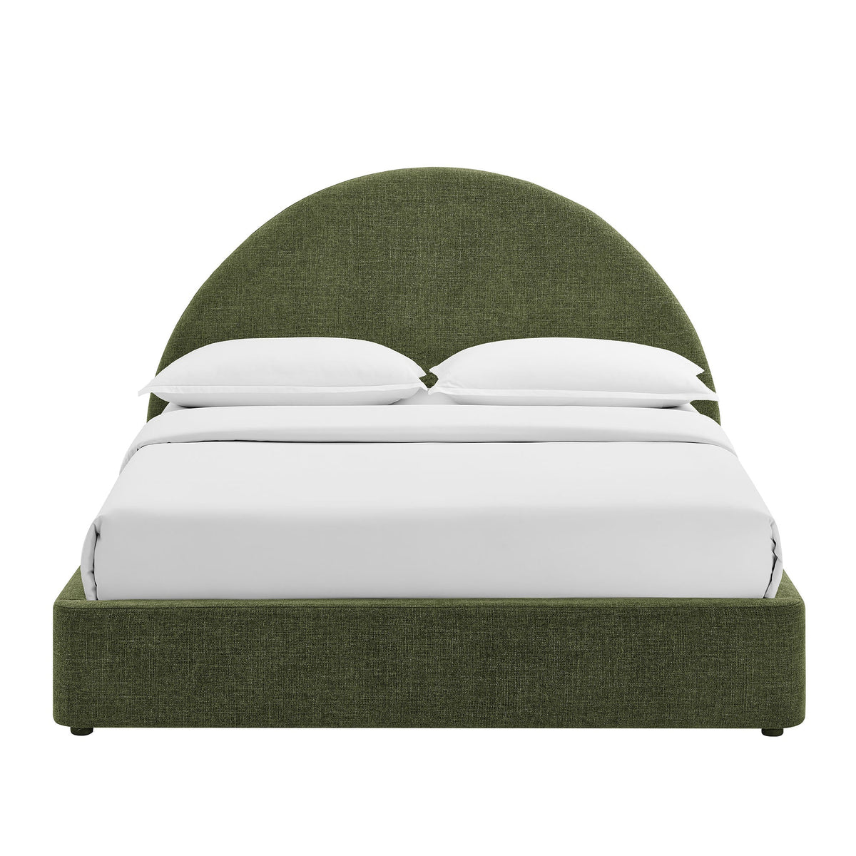 Resort Upholstered Fabric Storage Platform Bed Frame