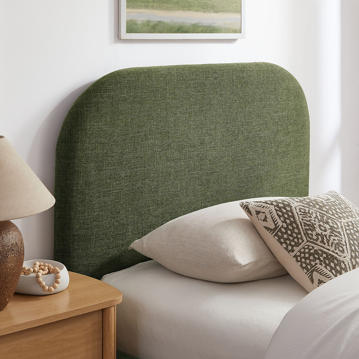 Keynote Fabric Upholstered Storage Platform Bed Frame