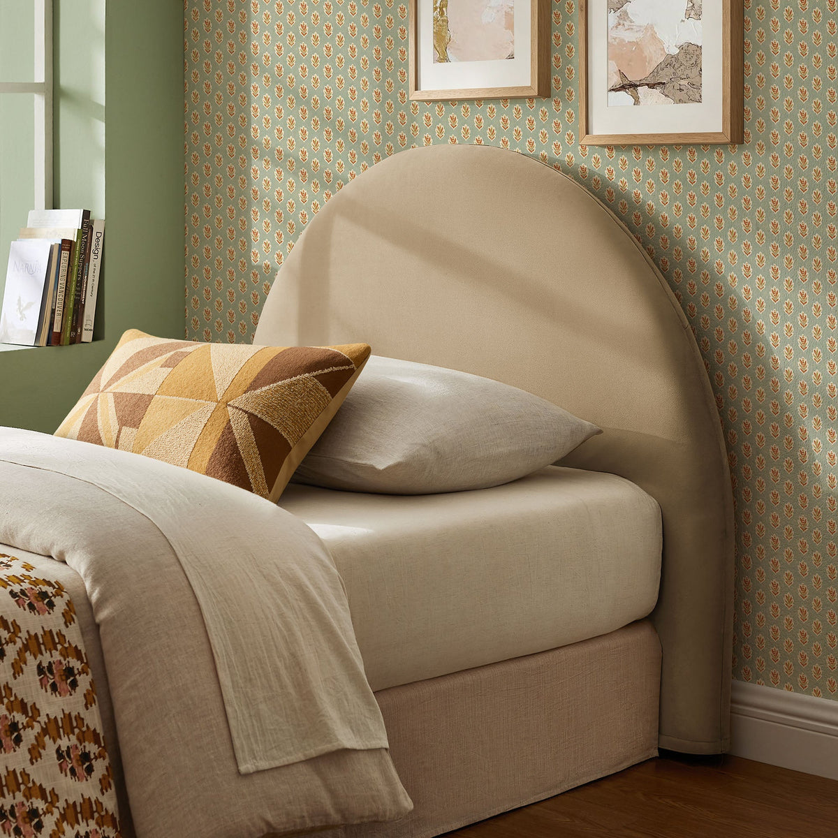 Modway Resort Performance Velvet Arched Headboard