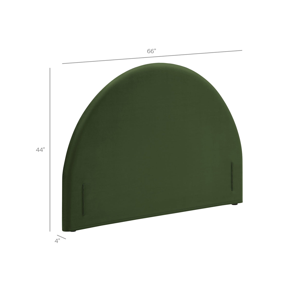 Modway Resort Performance Velvet Arched Headboard