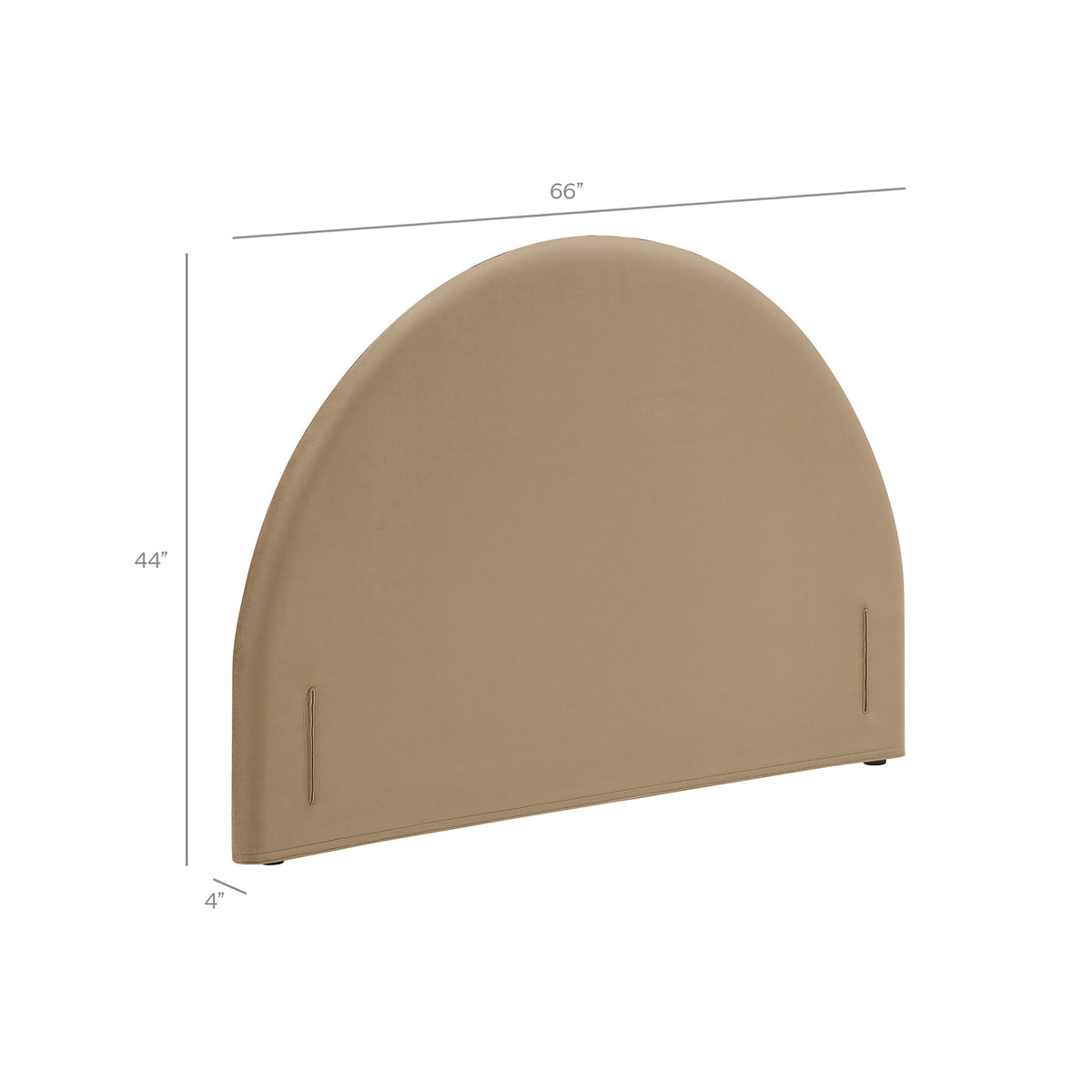 Modway Resort Performance Velvet Arched Headboard