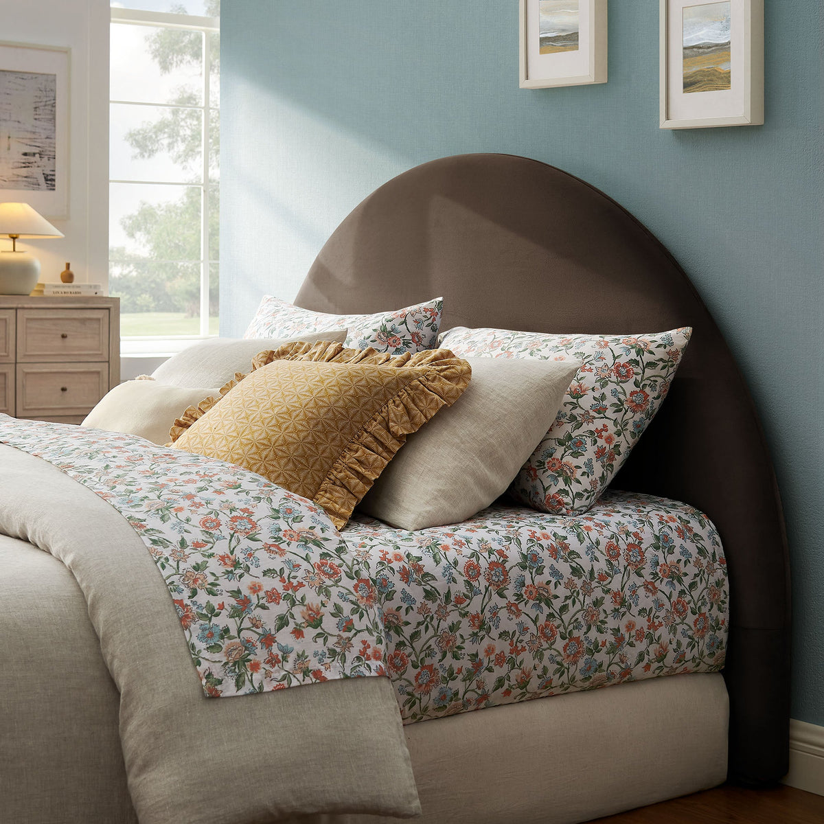 Modway Resort Performance Velvet Arched Headboard