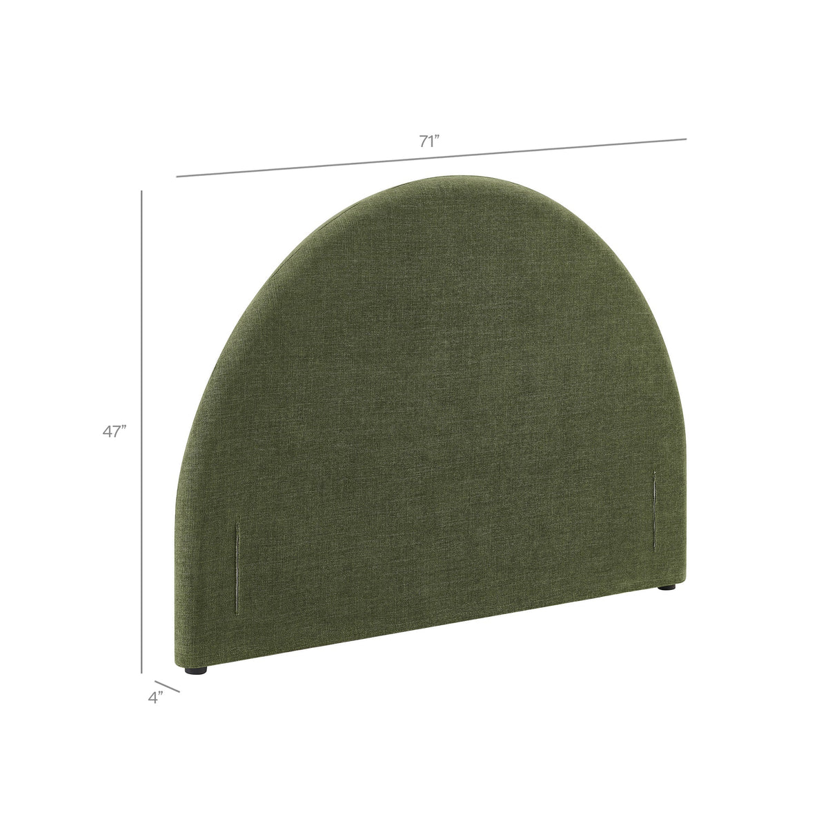 Modway Resort Queen Woven Upholstered Fabric Arched Headboard