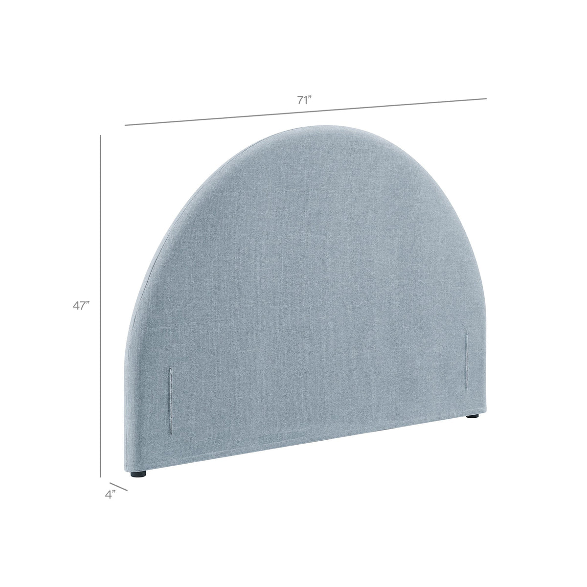 Modway Resort Queen Woven Upholstered Fabric Arched Headboard