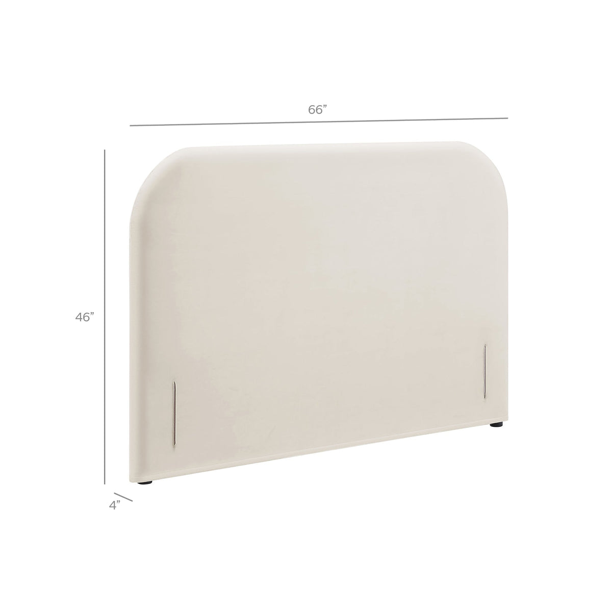 Keynote Full Size Stain-Resistant Performance Velvet Headboard