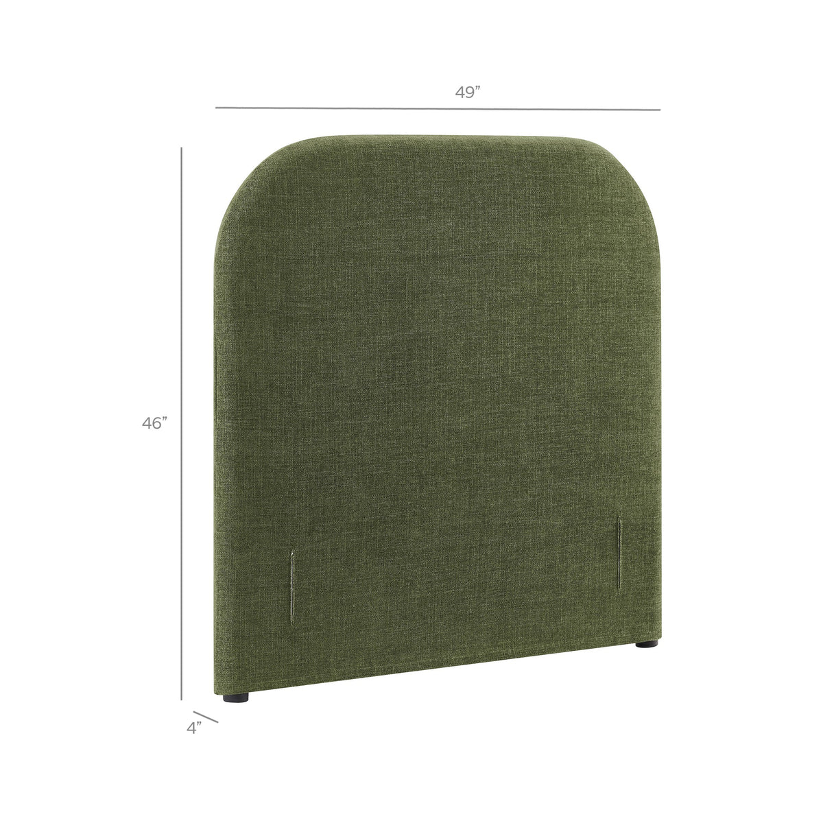 Keynote Twin Size Upholstered Fabric Headboard