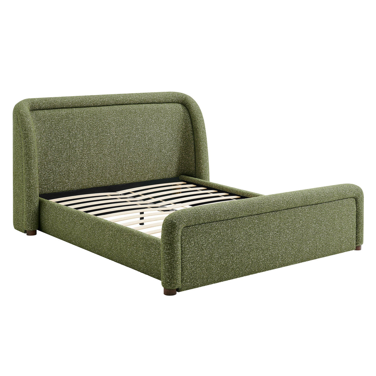 Tasmin Upholstered Fabric Platform Bed