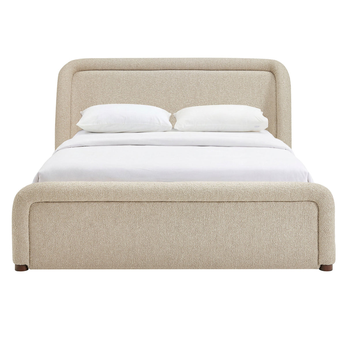 Tasmin Upholstered Fabric Platform Bed