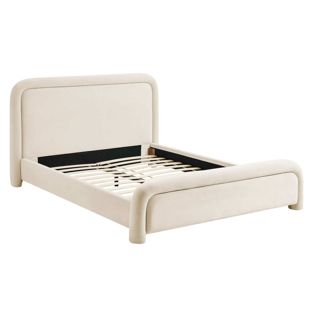 Beck Performance Velvet Platform Bed