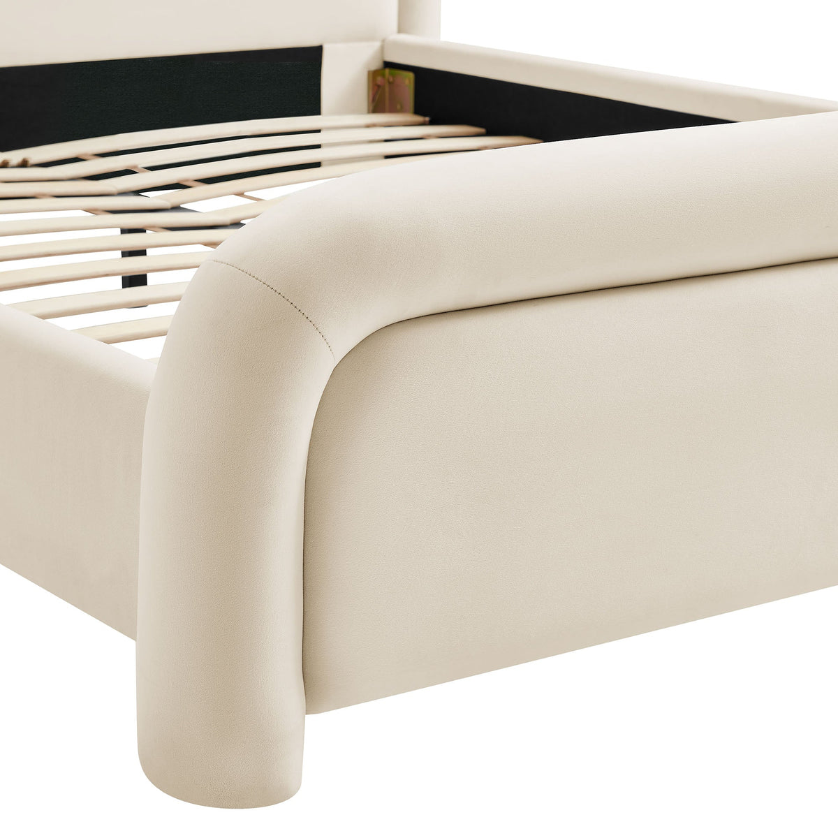 Beck Performance Velvet Platform Bed