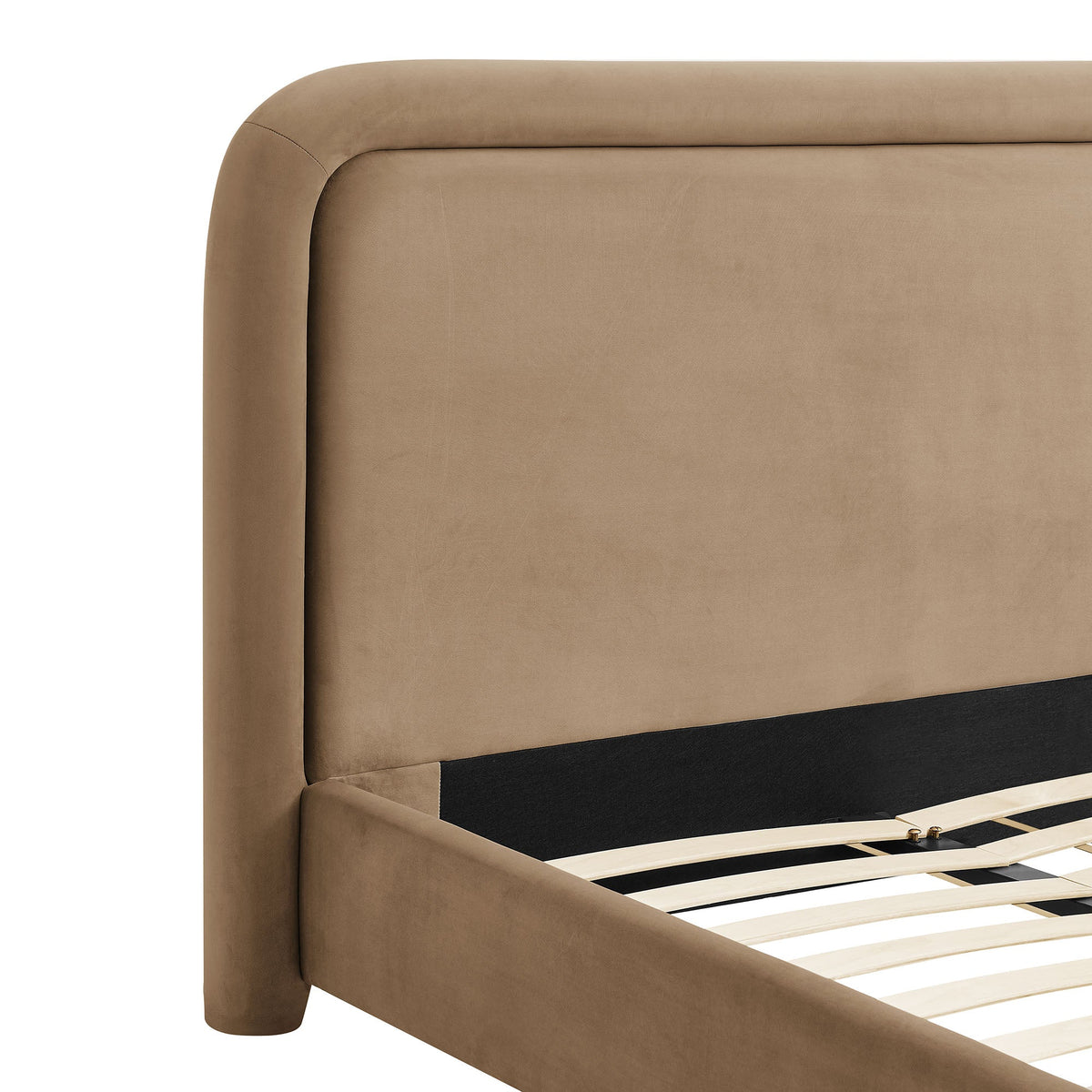 Beck Performance Velvet Platform Bed