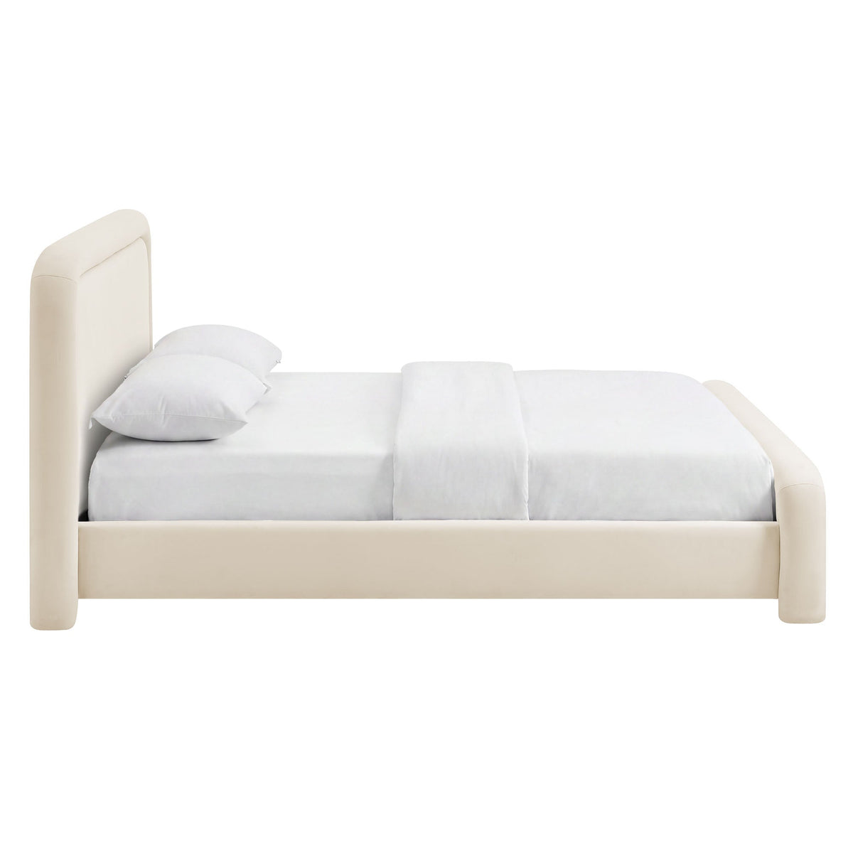 Beck Performance Velvet Platform Bed