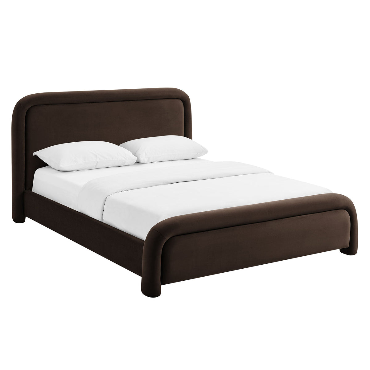 Beck Performance Velvet Platform Bed
