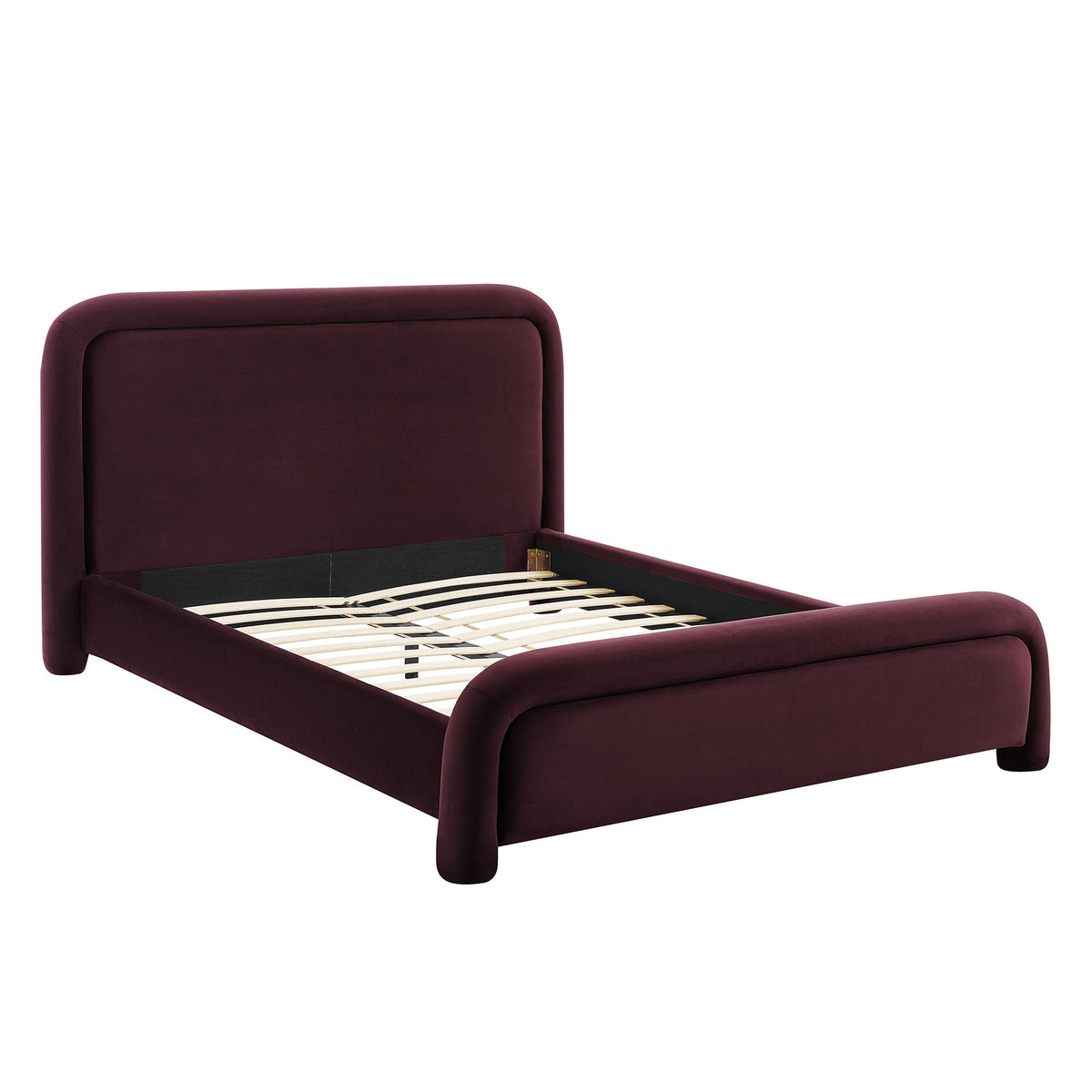 Beck Performance Velvet Platform Bed
