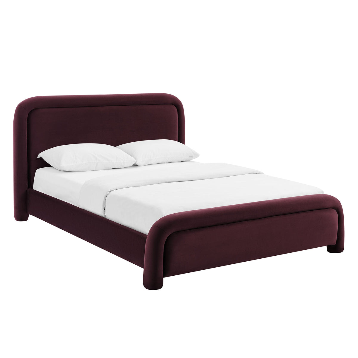 Beck Performance Velvet Platform Bed